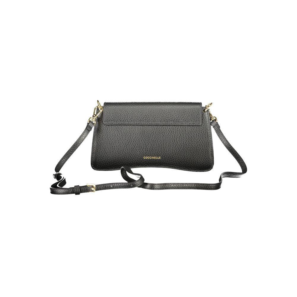 Coccinelle Black Leather Women Handbag CO-39555