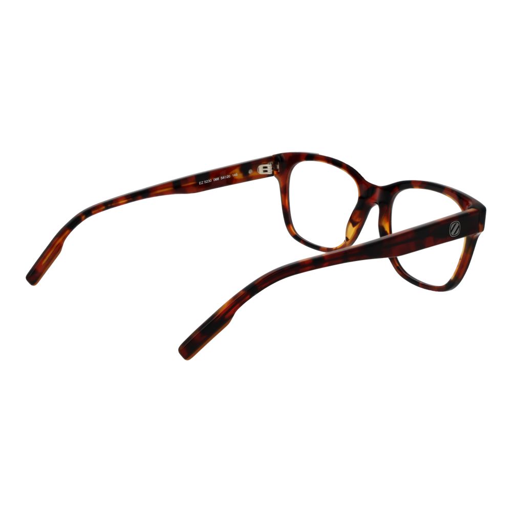 Rectangular tortoiseshell acetate glasses with full-rim design, showcasing elegant curves and trendy style for a modern look.