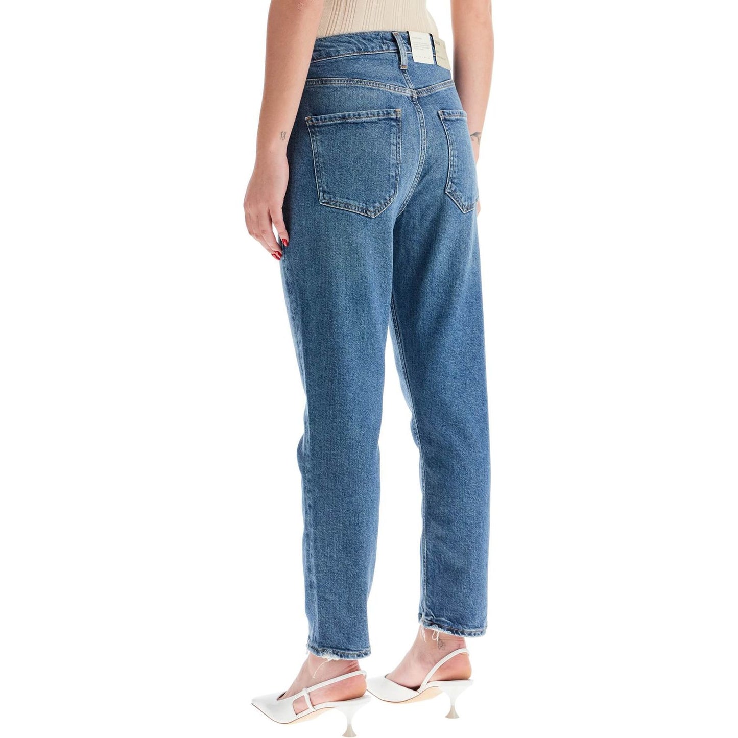 Agolde riley cropped jeans