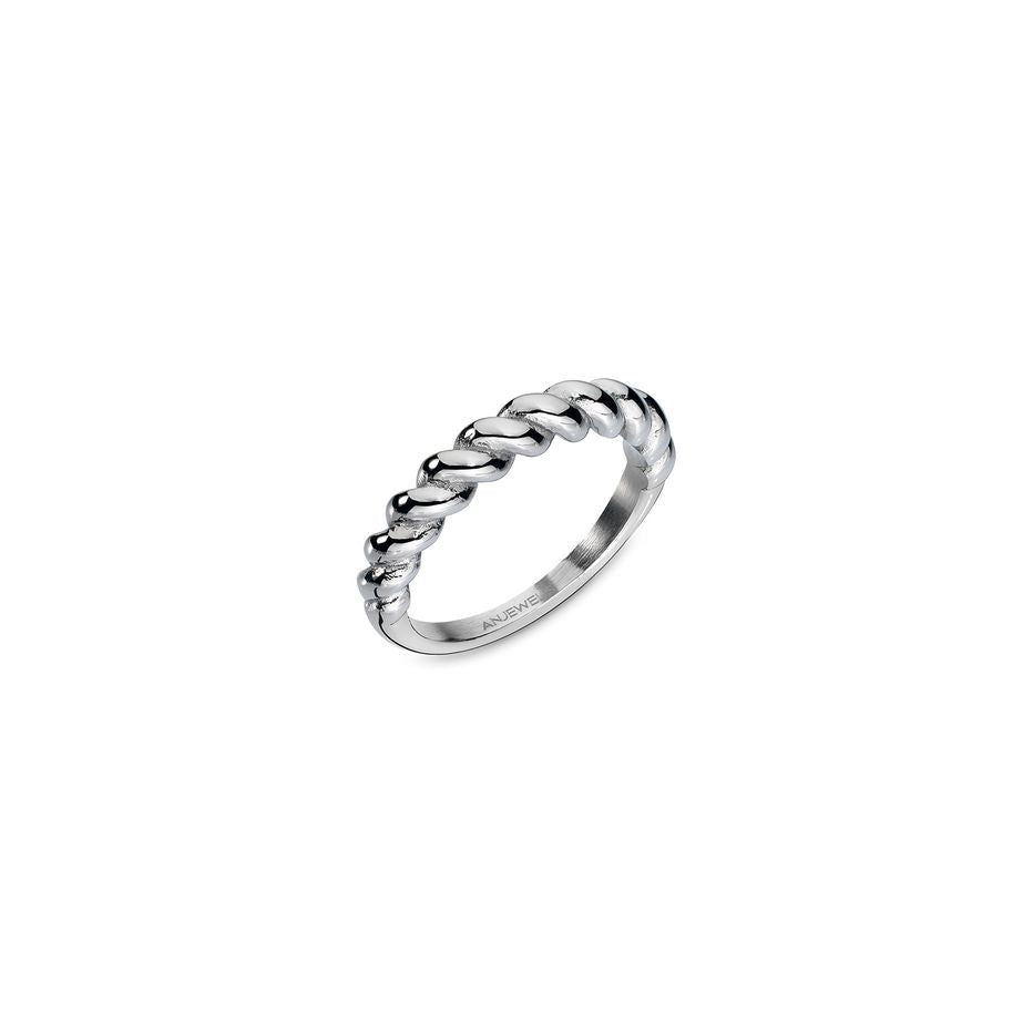 AN JEWELS JEWELRY Mod. AAC.R05S-9 silver twisted band ring