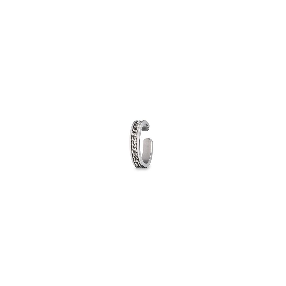 AN JEWELS JEWELRY Mod. AS.PC02 silver ring with intricate design on white background