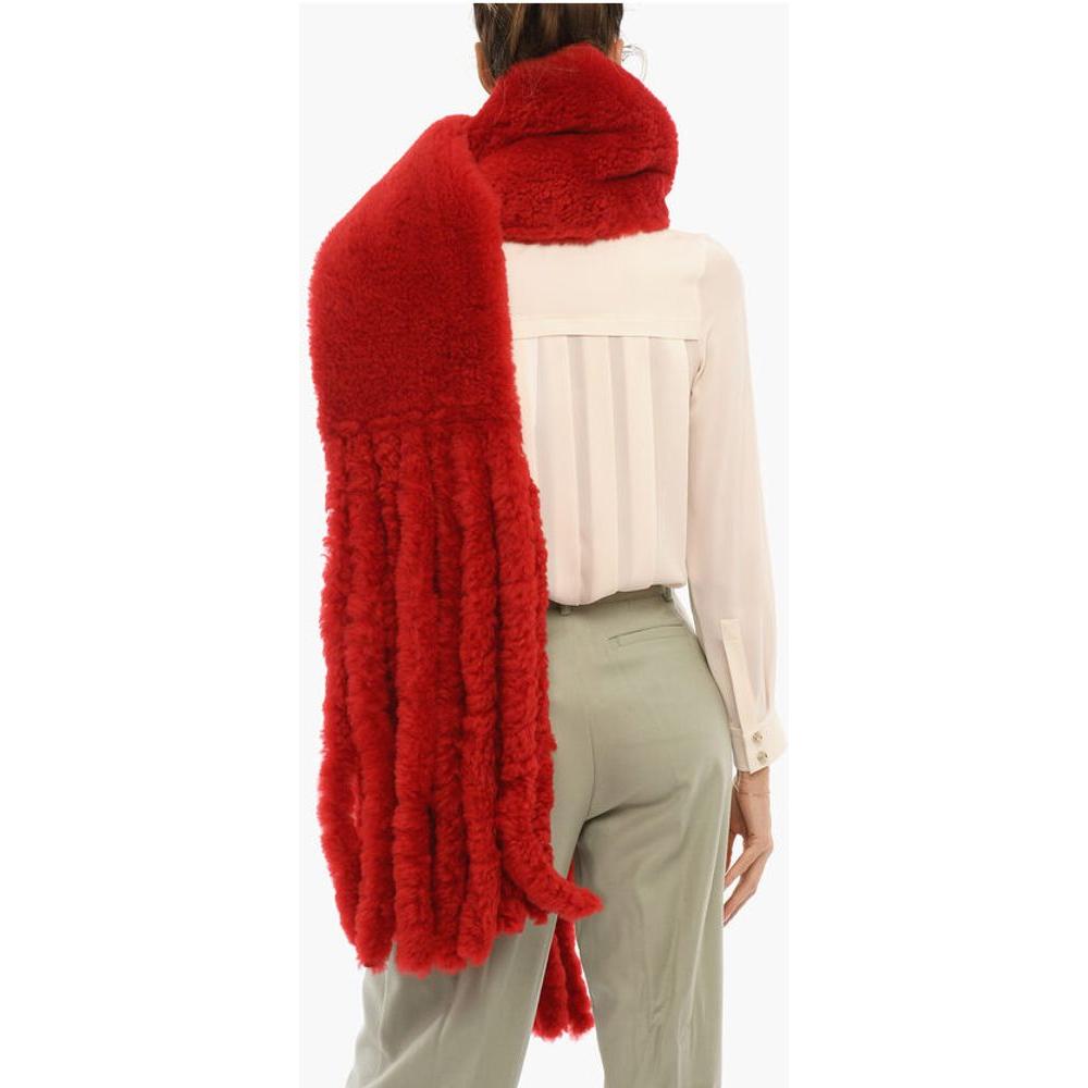 Bottega Veneta Fringed Shearling ScarfDescription: Details: Autumn-Winter Red Made in Italy Fringe WOMEN’S DAY MOUNTAIN LIFE ITALIAN EXCELLENCE ST VALENTINE P542749