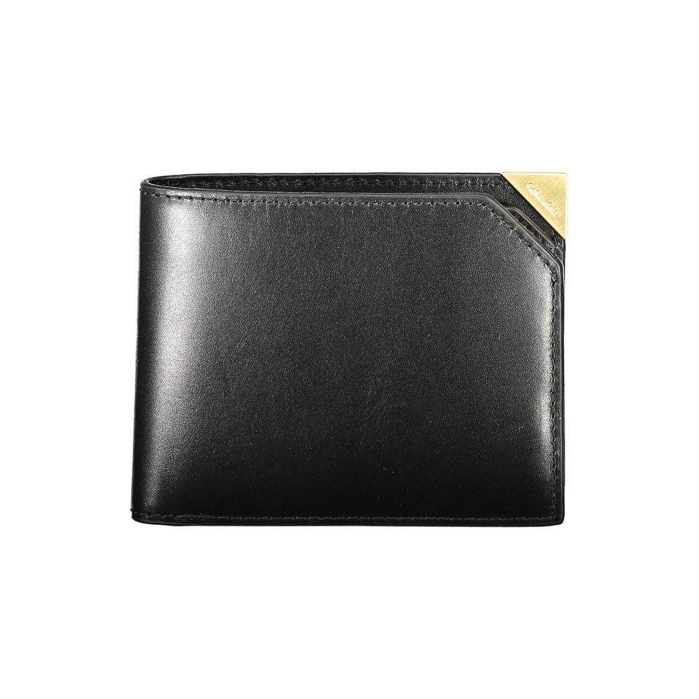 Calvin Klein Black Leather Wallet 1728,67403481248,Bags,Black,Calvin Klein,Men,Men - Bags,New with tags,Wallets - Men - Bags Calvin Klein CA-16824