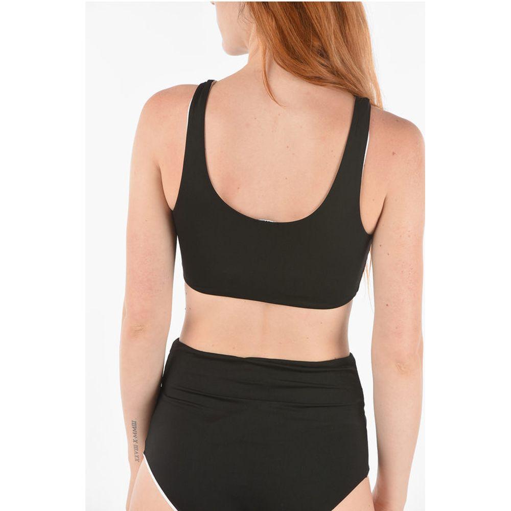Diesel Cut Out Detail WE GET REAL Bikini TopDescription: Details: Spring-Summer Black Print Stretch SUMMER ESSENTIALS MOUNTAIN LIFE P421427