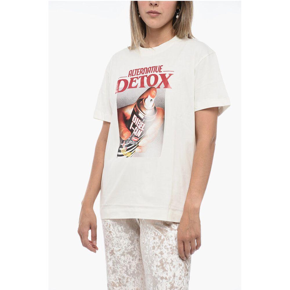 Diesel Printed BONTY-G1 T-ShirtDescription: Details: Autumn-Winter White Short sleeves Print Light-weight knit Crew neckline P600865