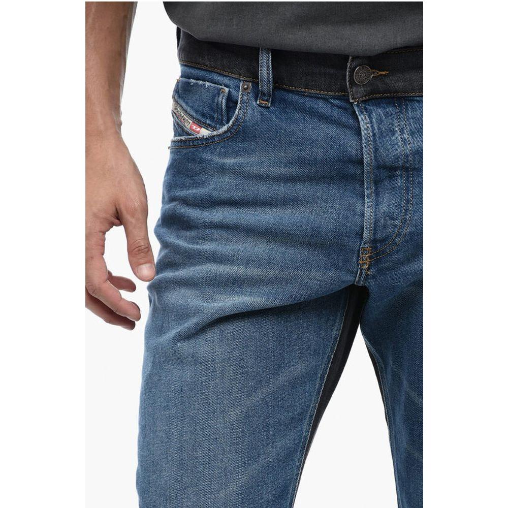 Diesel Two-toned 1995-S3 Denims with Straight Leg 17cmDescription: Details: Denim Rules Autumn-Winter Blue Black 5 pockets Denim cotton Belt loops Logo Made in Italy P600939 Ankle Mesure: 17cm