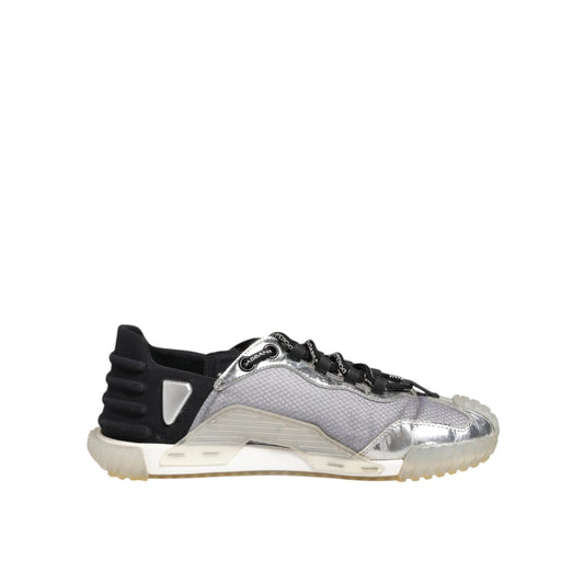 Dolce & Gabbana Multicolor Silver Logo Low Top NS1 Sneakers Shoes