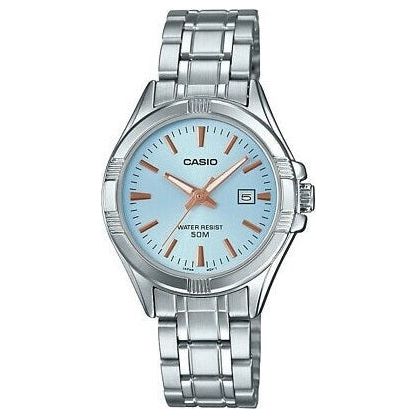 CASIO COLLECTION Mod. LADY DATE - LIGHT BLUE WATCHES
