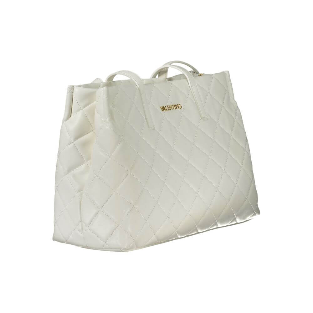 Mario Valentino White Polyethylene Handbag