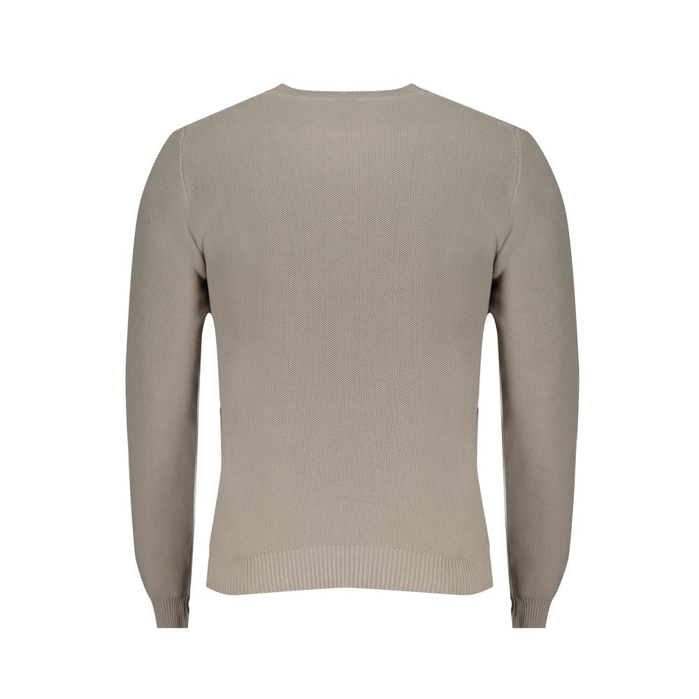 North Sails Gray Cotton SweaterLONG SLEEVED SWEATER, CREW NECK, LOGO, ORGANIC COTTON