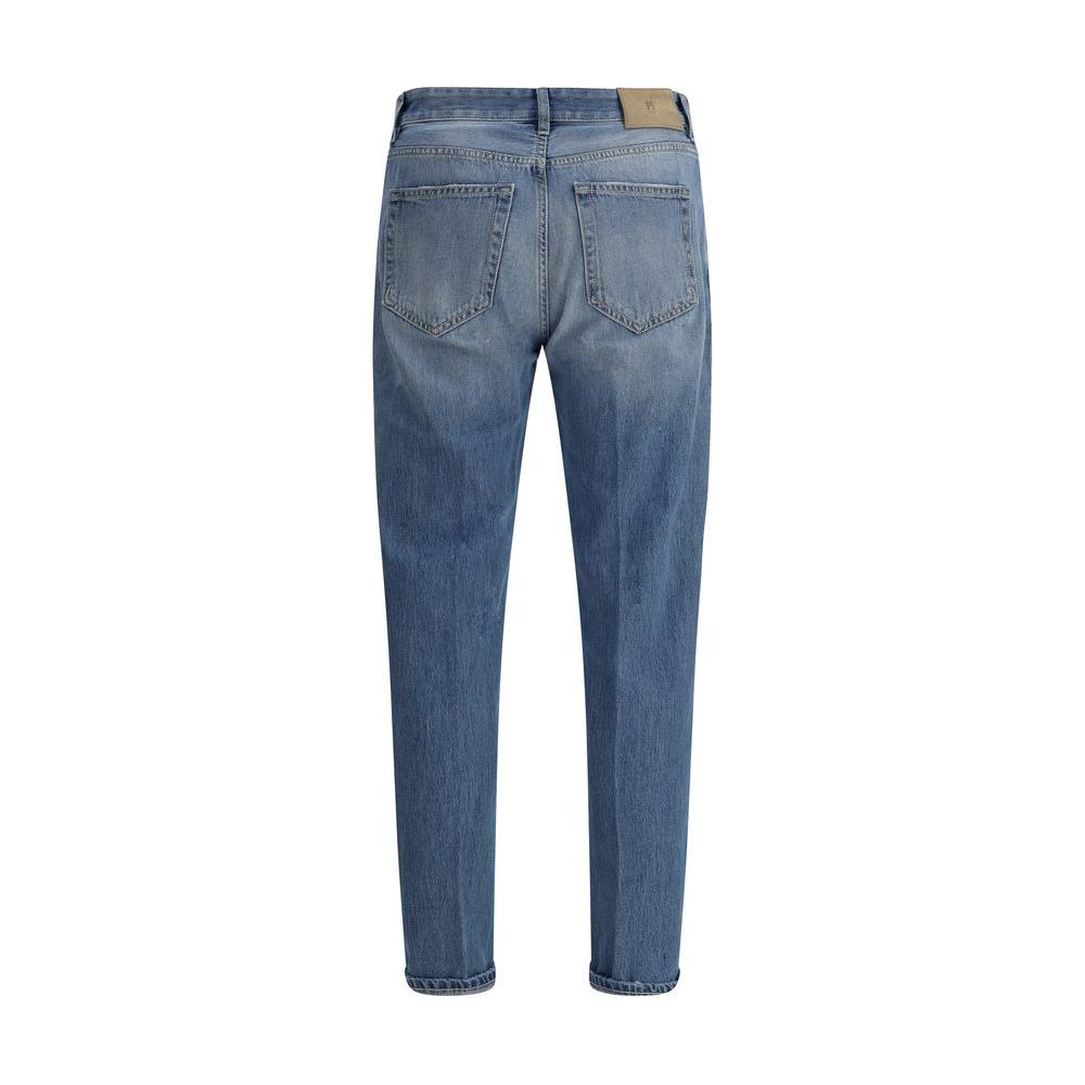 PT Torino Reggae JeansPT Torino’s signature cotton Reggae Jeans combine sartorial tradition and casual style in a garment with timeless appeal. Featuring a classic five-pocket design, they feature a front button closure and belt loops at the waist, ensuri