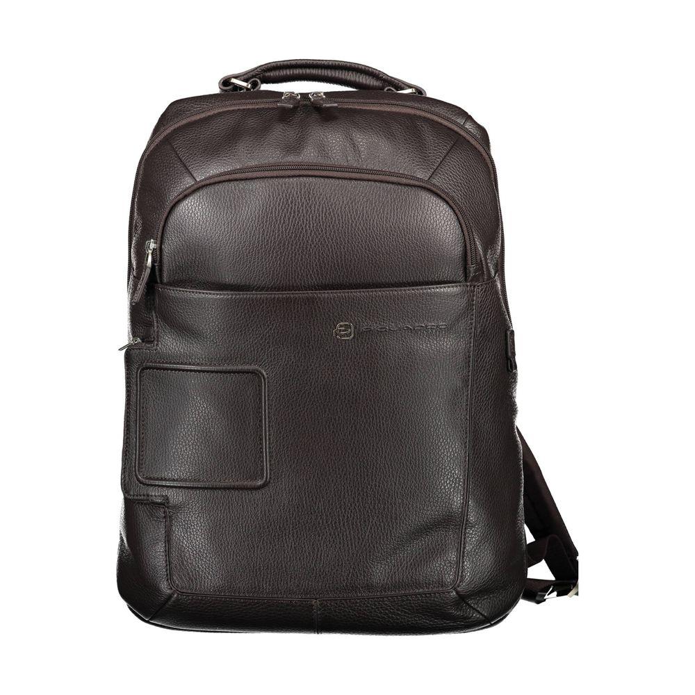 Piquadro Piquadro Brown Leather Men Backpack PI-9664