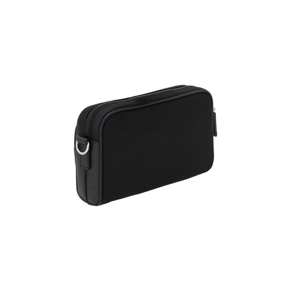 Prada Leather Shoulder Bag 1728,72470364320,Bags,Black,Men,Men - Bags,New with tags,Prada,Shoulder Bags - Men - Bags Prada PR2VH172VOOO2DMHF0002BB