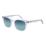 SERENGETI MOD. SS575002 ETHAN unisex sunglasses with clear frame and blue lenses.
