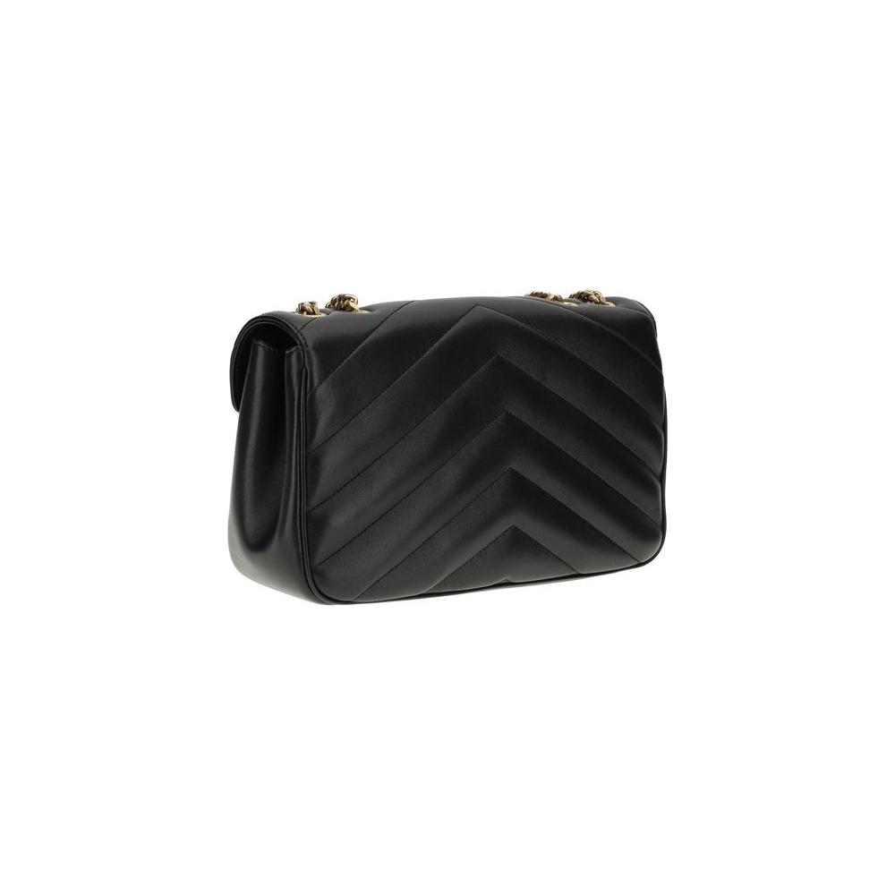 Saint Laurent LouLou Shoulder BagThe LouLou Shoulder Bag by Saint Laurent is an icon of timeless elegance. Crafted with the unmistakable quilted design, it features a front closure with magnetic flap embellished with the brass logo applied on the front. T