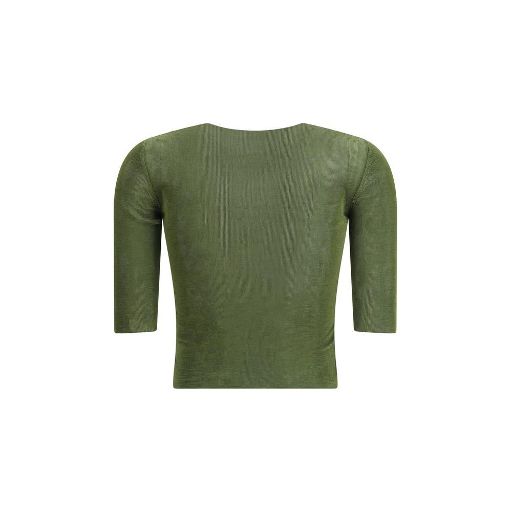 Saint LaurentSaint Laurent Short-sleeved Top1728,72470364320,Bicolor,L,M,New with tags,Saint Laurent,Tops & T-Shirts - Women - Clothing,Women