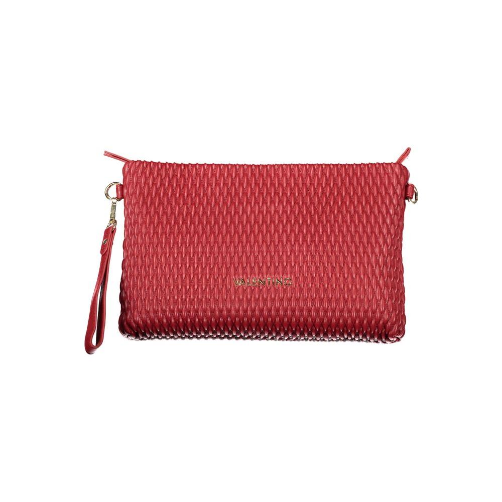 Valentino Bags Red Polyethylene Women HandbagElevate your style to new heights with the Valentino Bags masterpiece. This red handbag is not just an accessory—it’s a statement. With a detachable sleeve and an adjustable, removable shoulder strap, it’s as v