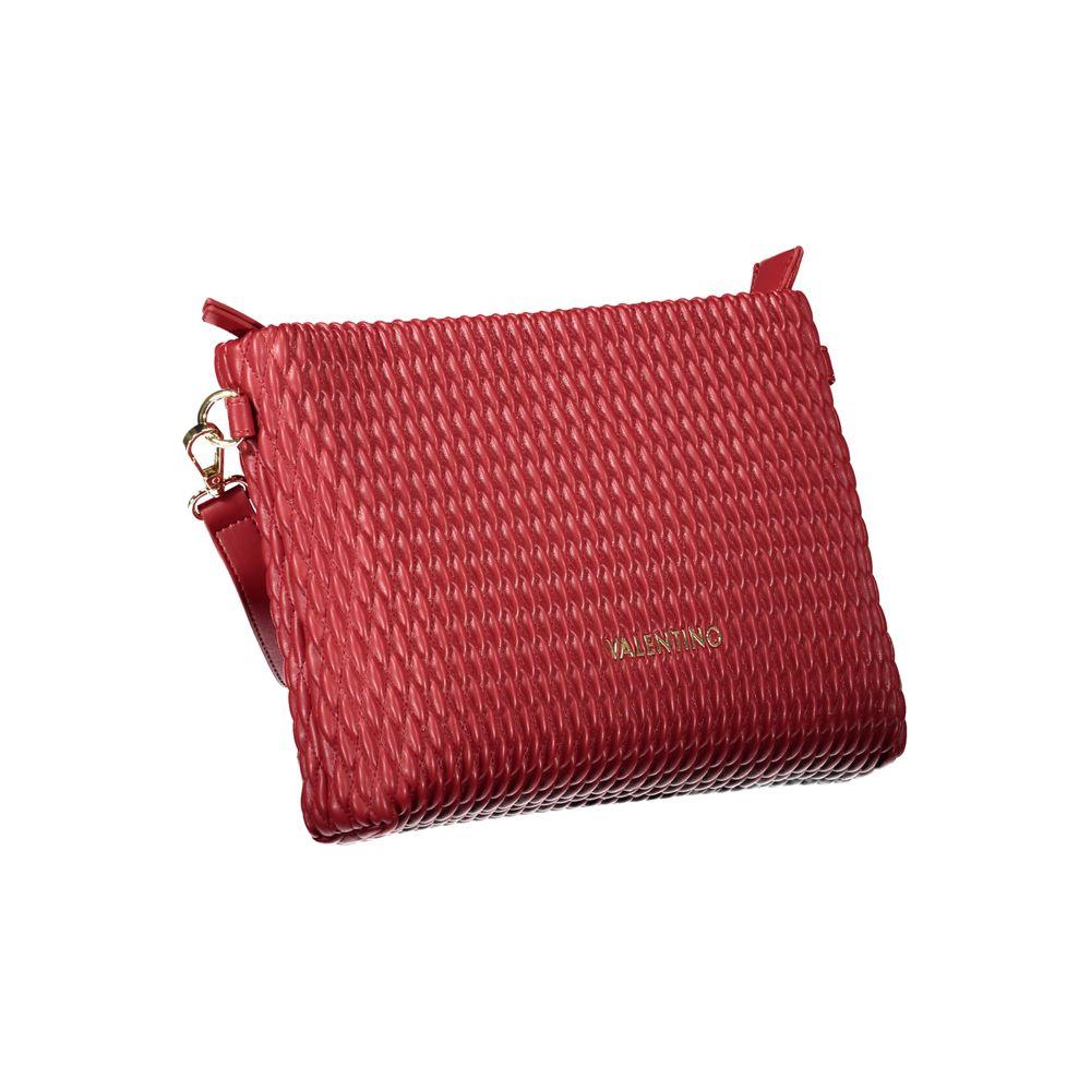 Valentino Bags Red Polyethylene Women HandbagElevate your style to new heights with the Valentino Bags masterpiece. This red handbag is not just an accessory—it’s a statement. With a detachable sleeve and an adjustable, removable shoulder strap, it’s as v