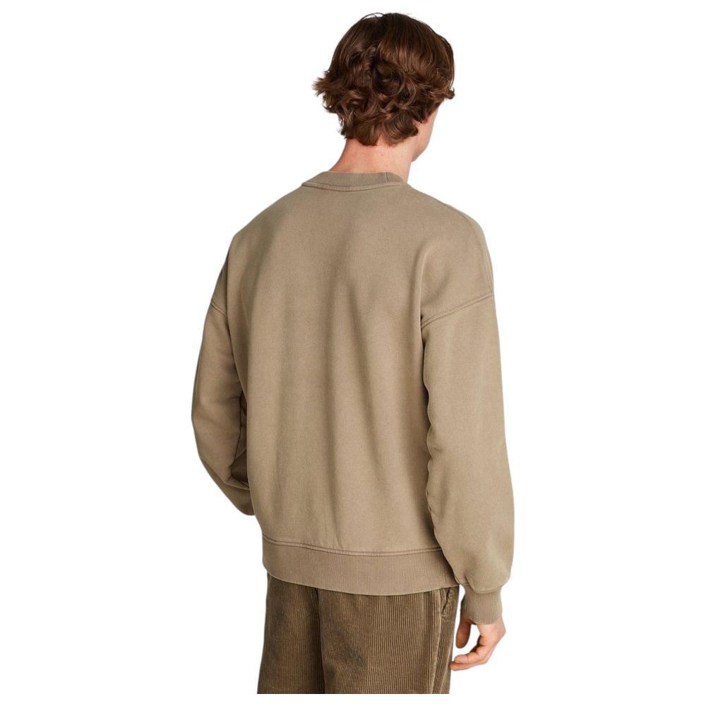 Calvin Klein Jeans Beige Cotton Sweater