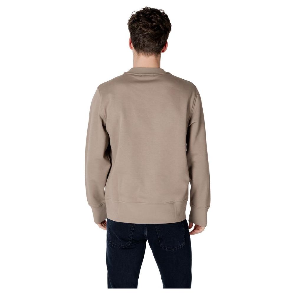 Calvin Klein Jeans Beige Cotton Sweater