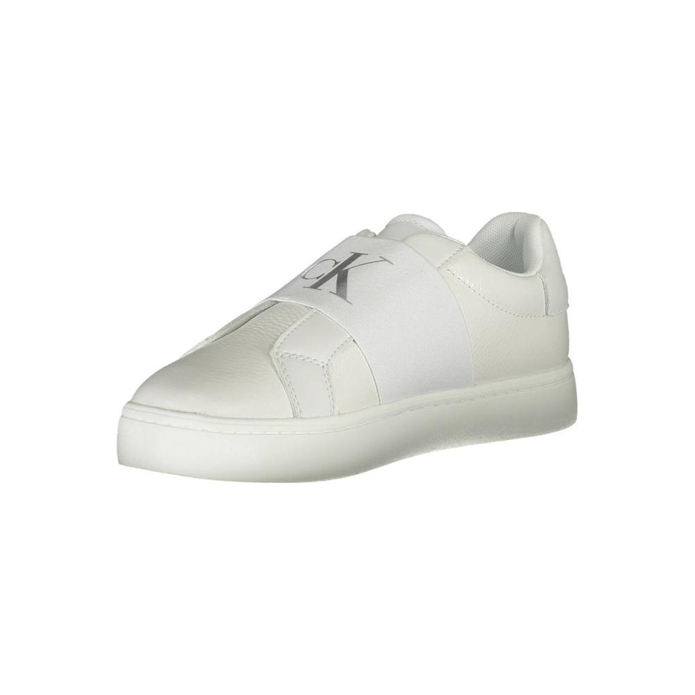 Calvin Klein White Leather Women Sneaker