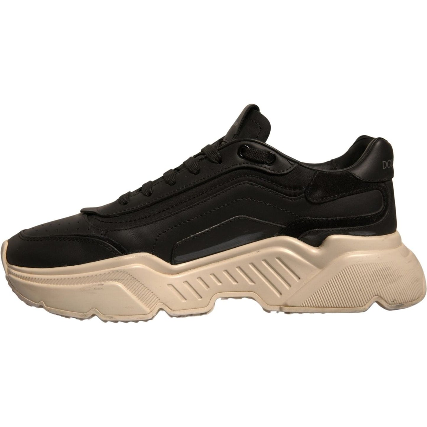 Dolce & Gabbana Black White Daymaster Low Top Sneakers Shoes