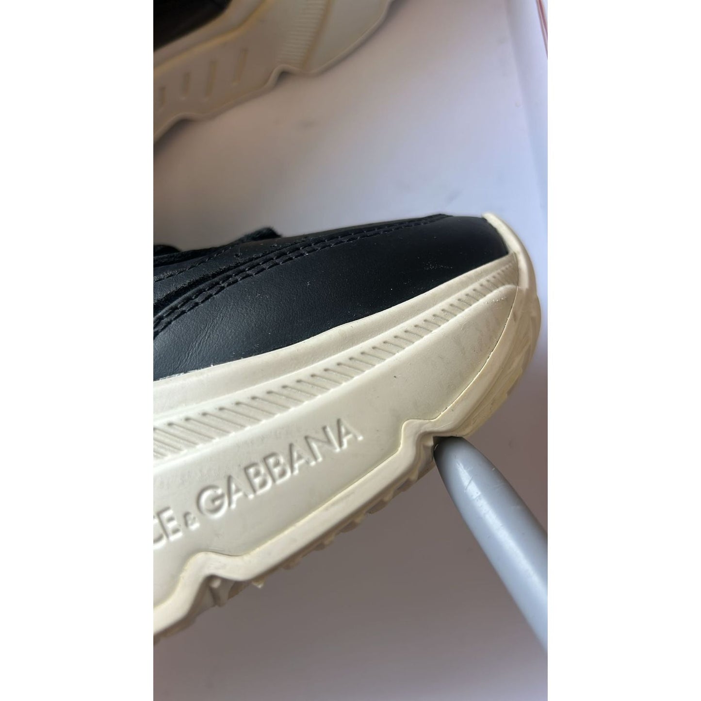 Dolce & Gabbana Black White Daymaster Low Top Sneakers Shoes