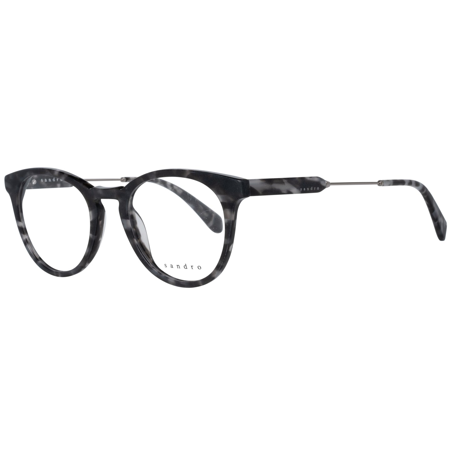 SANDRO MOD. SD1005 50207 gent's eyewear in classic black and white pattern, stylish and contemporary design for men.