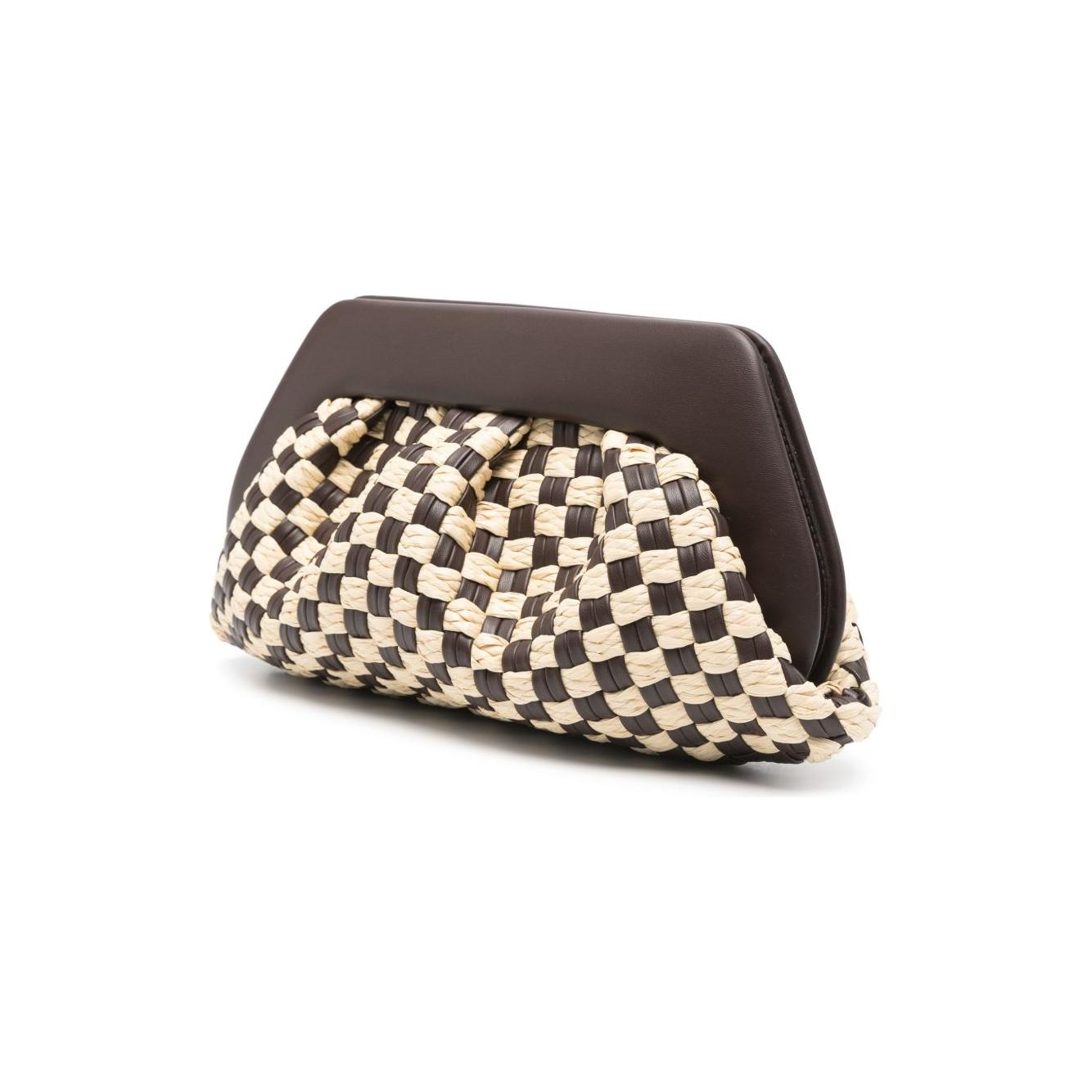 THEMOIRE' Emera Clutch Bag Brown