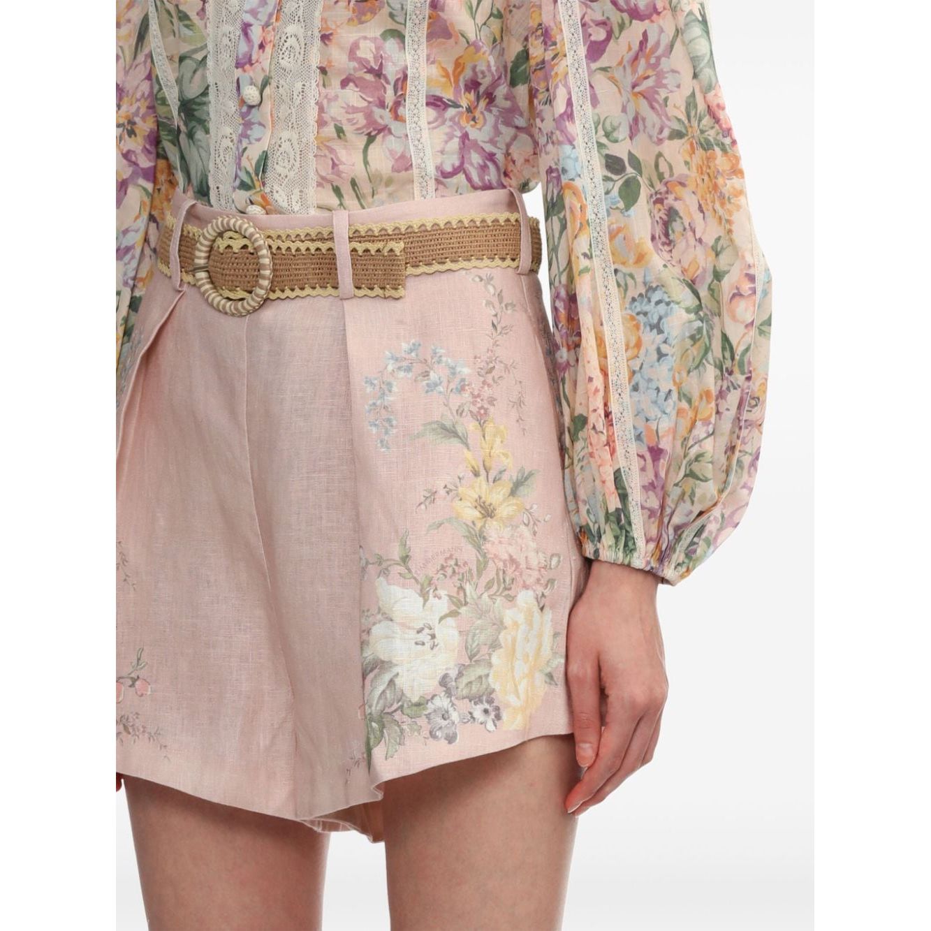 Zimmermann Shorts Pink