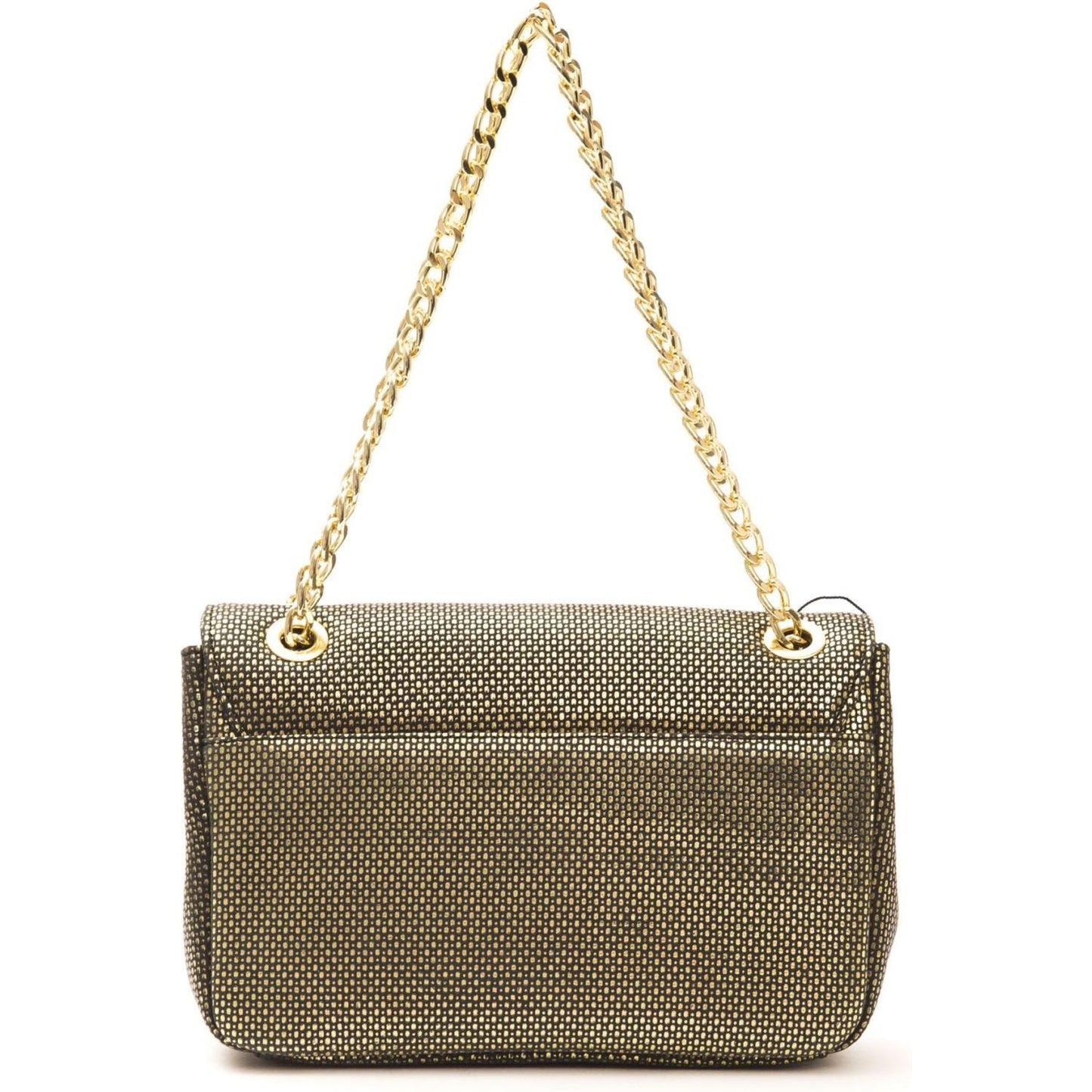 Pompei Donatella Black Leather Women Crossbody Bag