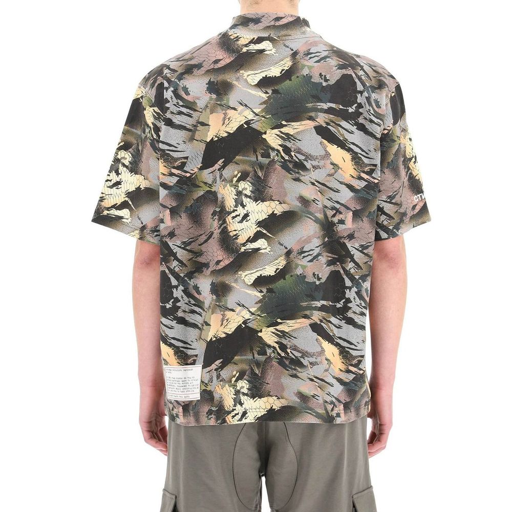 Heron Preston Bicolor Cotton T-Shirt