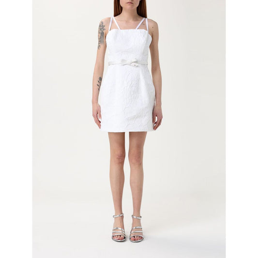 Elisabetta Franchi Beige Polyester Casual Dress