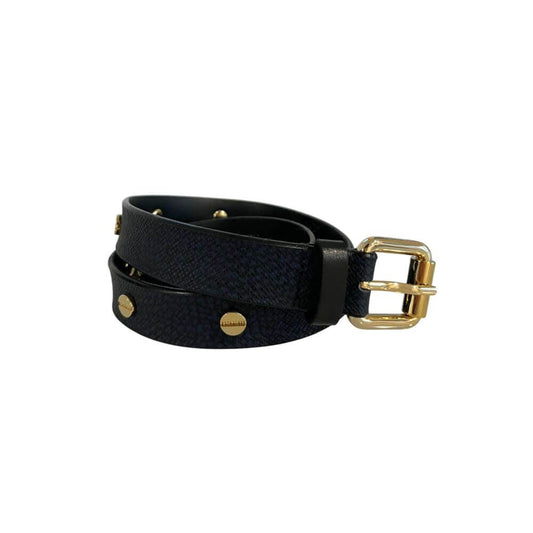 Borbonese Blue Polyvinyl Women's Belt 1728,67345744032,Accessories,Belts - Accessories,Blue,Borbonese,New with tags,Regular Belts - Belts - Accessories,UNI,Women