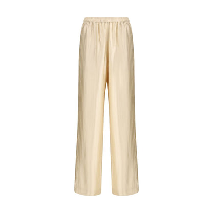Loulou De Saison Beige Viscose Casual Pants