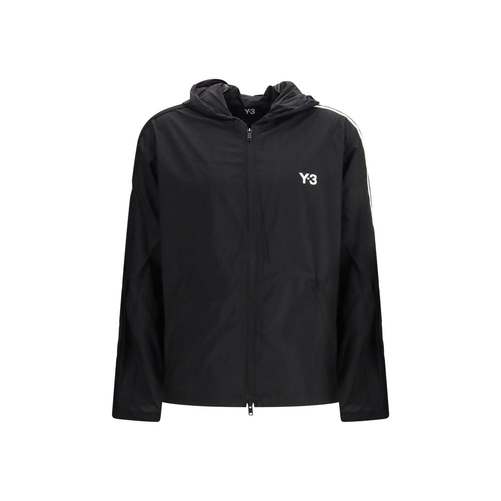 Y-3 Black Polyamide Shell Jacket 1728,72470364320,Black,Clothing,Jackets & Coats - Clothing,L,M,Men,New with tags,Shell Jackets - Jackets & Coats - Clothing,Sportswear - Clothing,Y-3