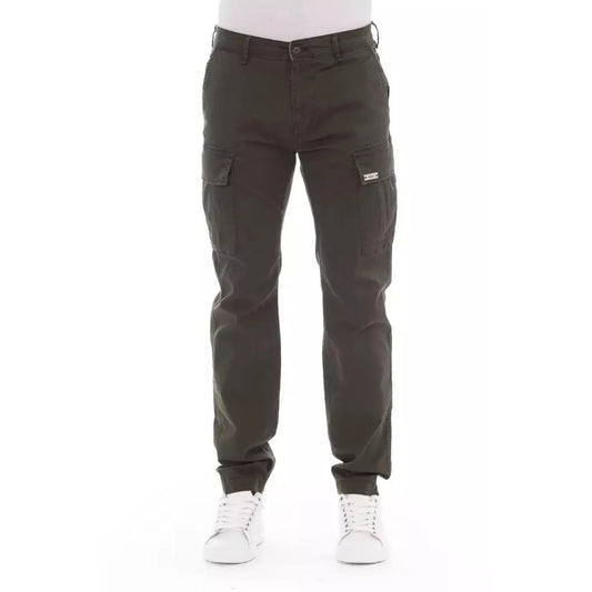 Baldinini Trend Army Cotton Cargo Pants