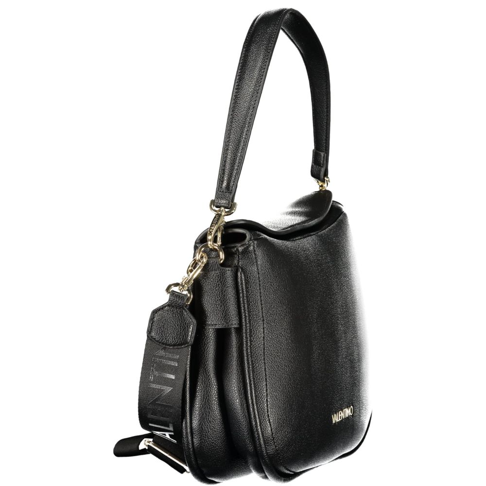Mario Valentino Black Polyurethane Women's Bag