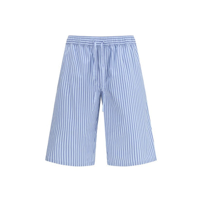 Dolce & Gabbana Blue Cotton Bermuda Shorts