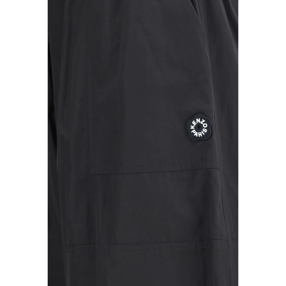 Kenzo Black Polyester Cargo Pants