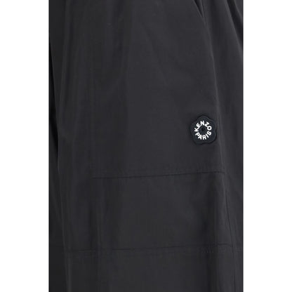 Kenzo Black Polyester Cargo Pants