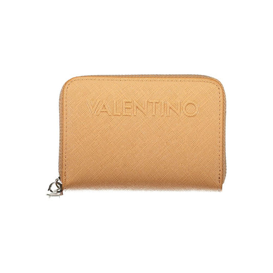 Valentino Brown Polyurethane Women's Wallet