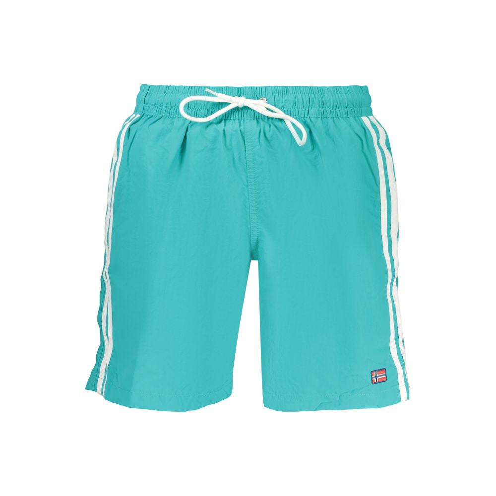 Norway 1963 Blue Polyamide Swim Shorts