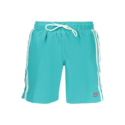 Norway 1963 Blue Polyamide Swim Shorts