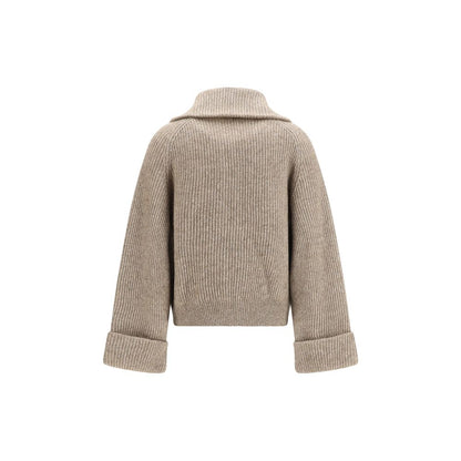 Brunello Cucinelli Beige Cashmere Sweatshirt