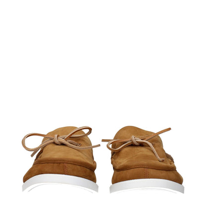 Marni Brown Leather Slip-On Loafers