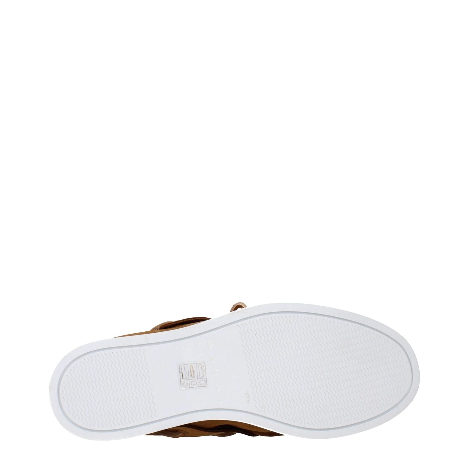 Marni Brown Leather Slip-On Loafers