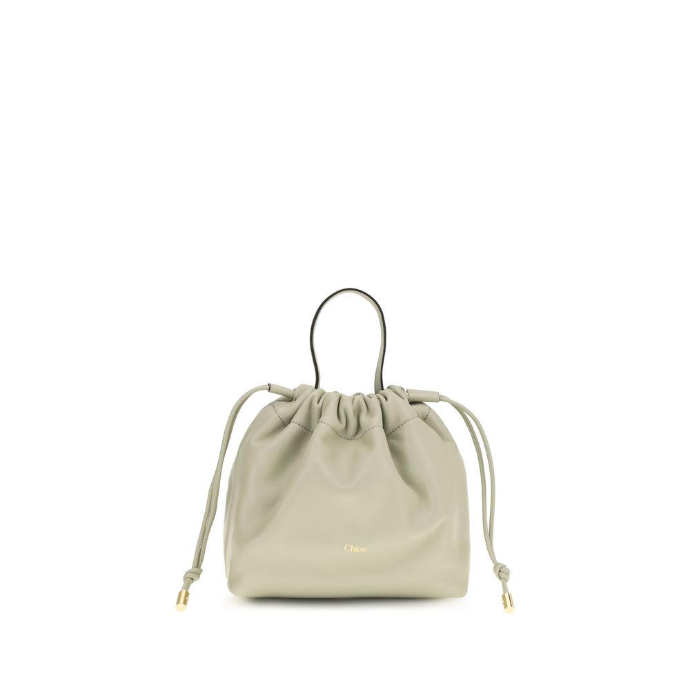 Chloé Gray Lamb Ovis Aries Shoulder Bag