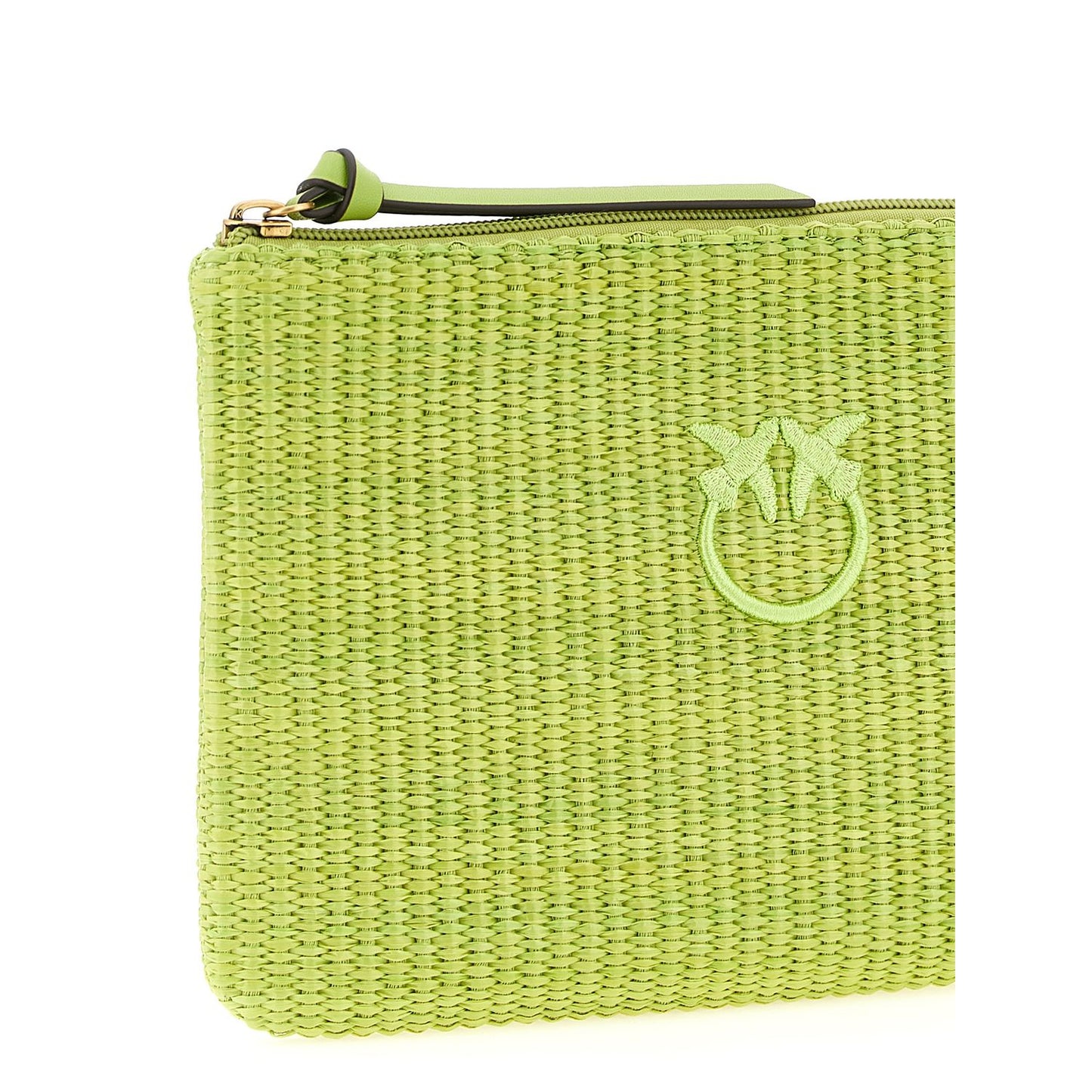 PINKO Bicolor Polypropylene Clutch Bag