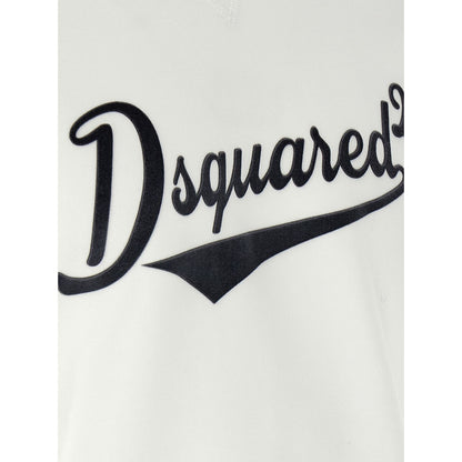 Dsquared² White Cotton Sweatshirt